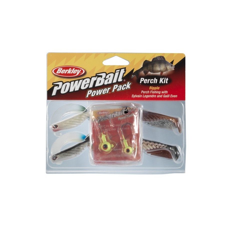Kit Berkley Powerbait Perch Ripple Pro Pack - grub - perch fishing