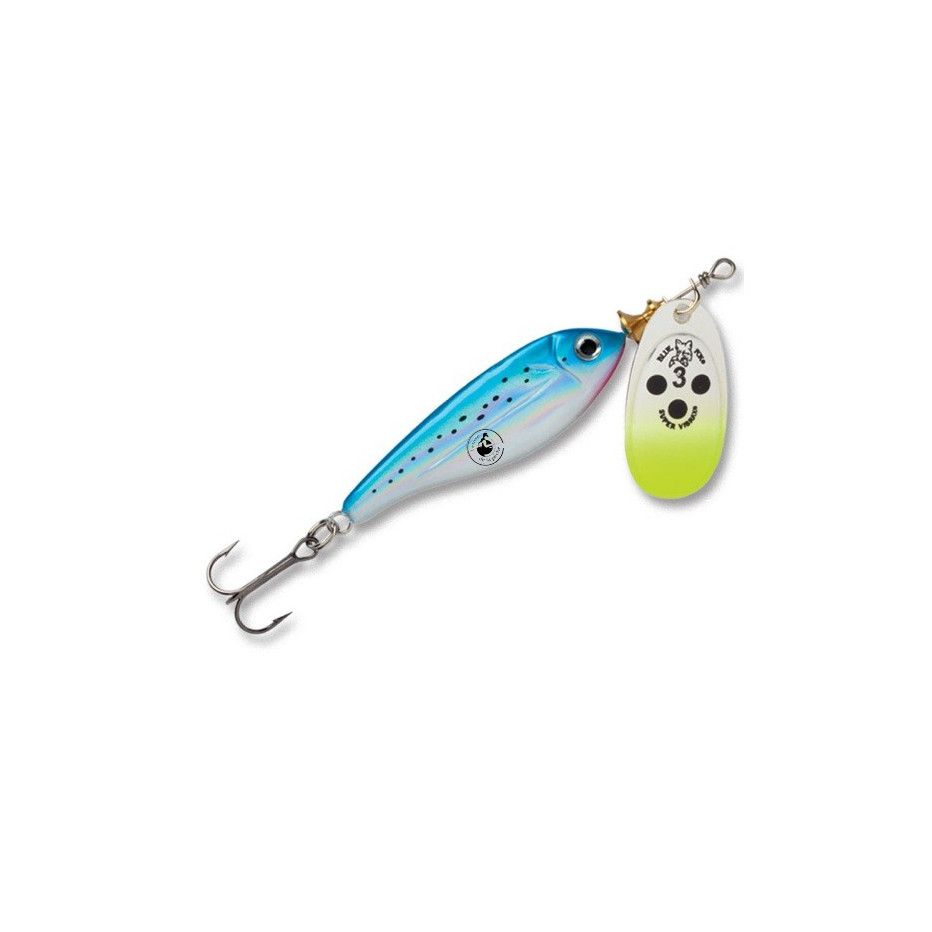 Cucharilla Azul Fox Vibrax Minnow Super 9cm