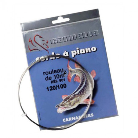 Corde à piano Cannelle - Monture et spinnerbait - Leurre de la pêche