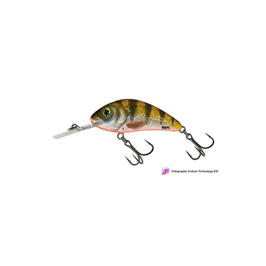 Salmo Rattlin Hornet 4.5 Floating - Brown Holographic Trout
