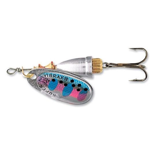 Cuiller Blue Fox Vibrax Rainbow trout