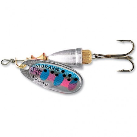 Cuiller Blue Fox Vibrax Rainbow trout