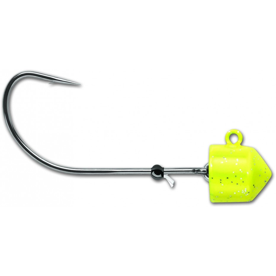 Cabeza Plomada VMC Swingin Ned Rig Jig Chartreuse