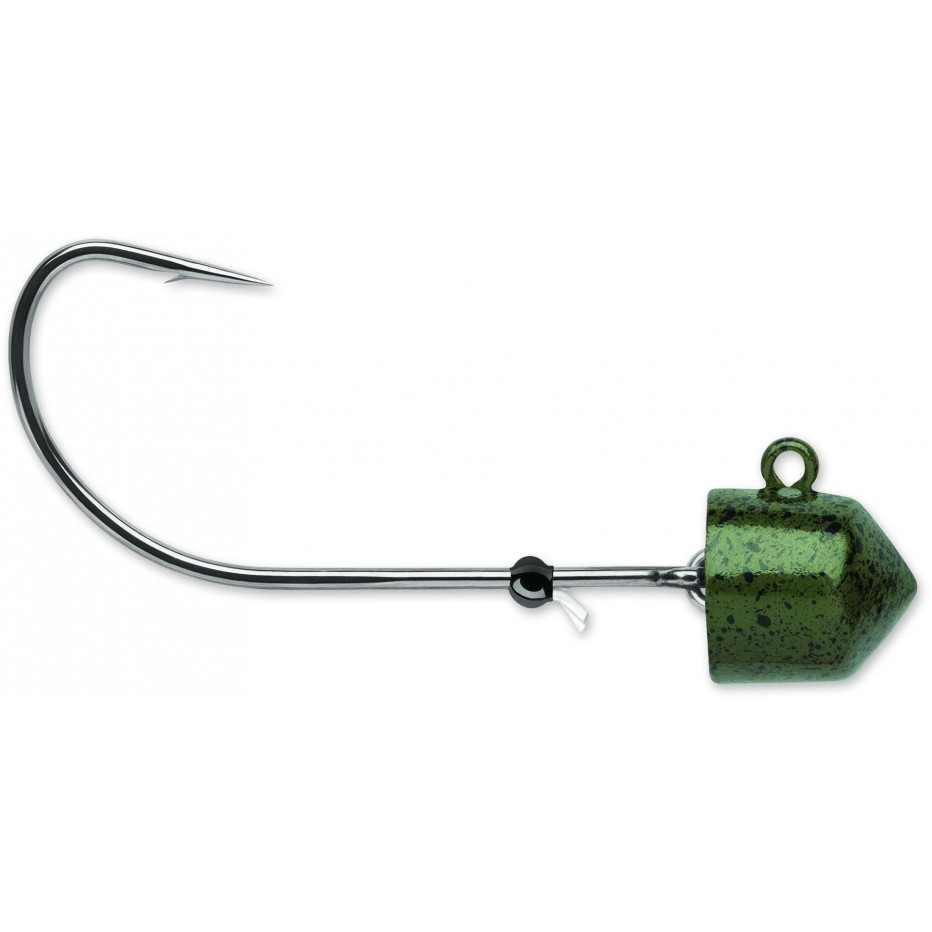 Cabeza Plomada VMC Swingin Ned Rig Jig Green Pumpkin