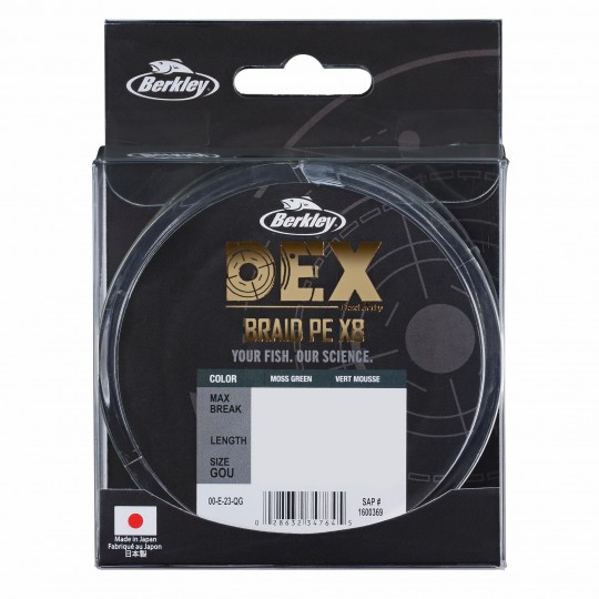 Braid Berkley Dex Braid X8 Moss Green 150m