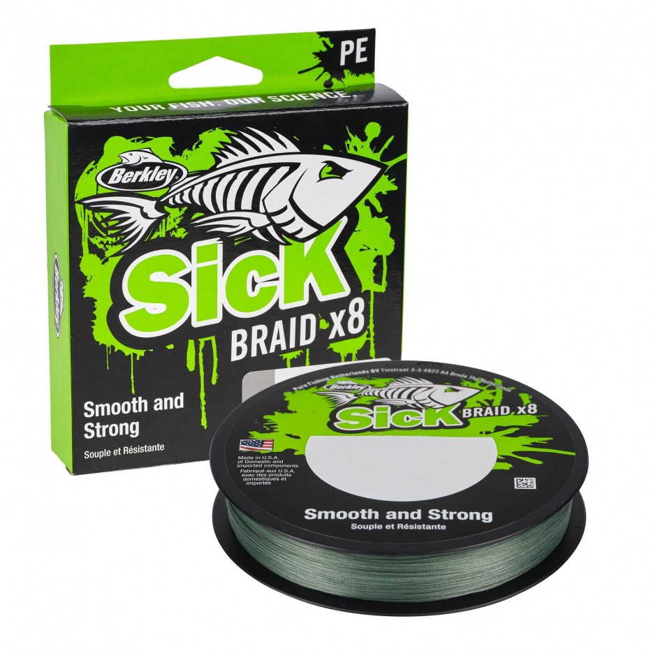 Braid Berkley Sick Braid Moss Green 150m