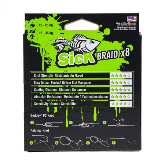 Braid Berkley Sick Braid Moss Green 150m