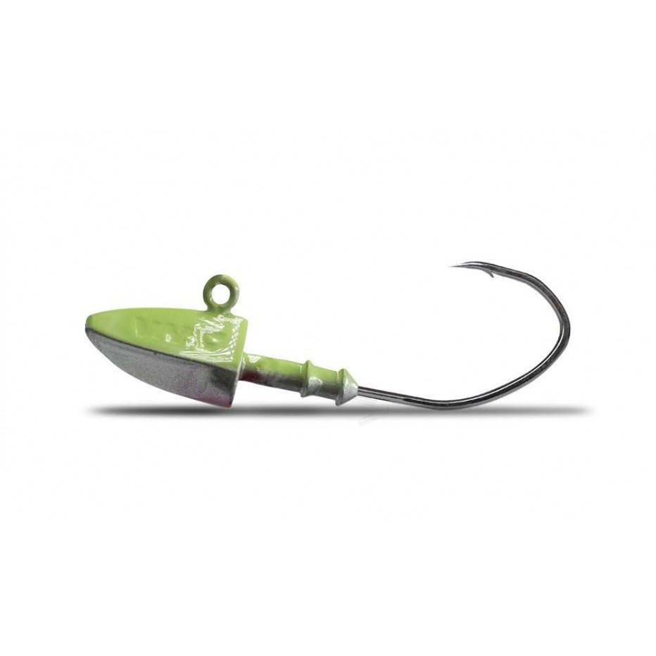 Cabeza Plomada VMC 7155 Dart Jig Ghost Chartreuse