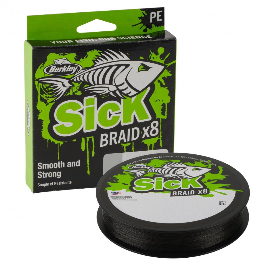 Braid Berkley Sick Braid Black 150m