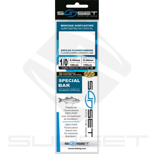 Surfcasting Bottom Line Sunset RS Competition Special Bar / Fluoro