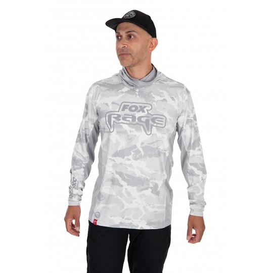 Camiseta UV Fox Rage con capucha Light Camo