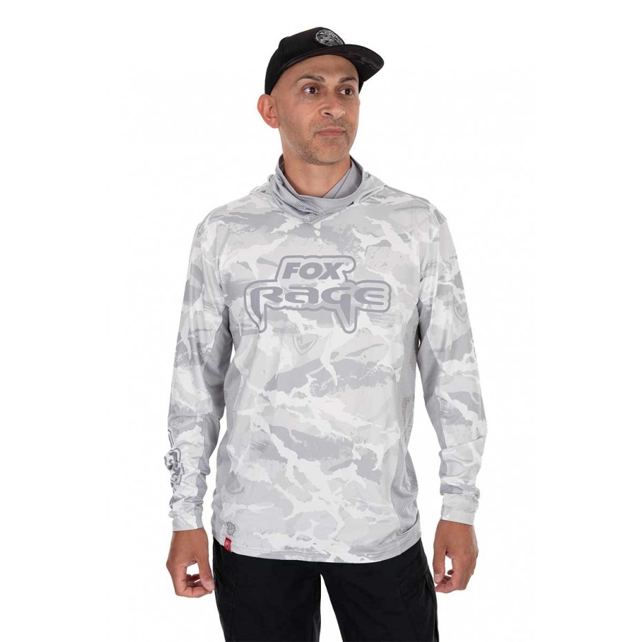 T-Shirt UV Fox Rage Hooded Light Camo