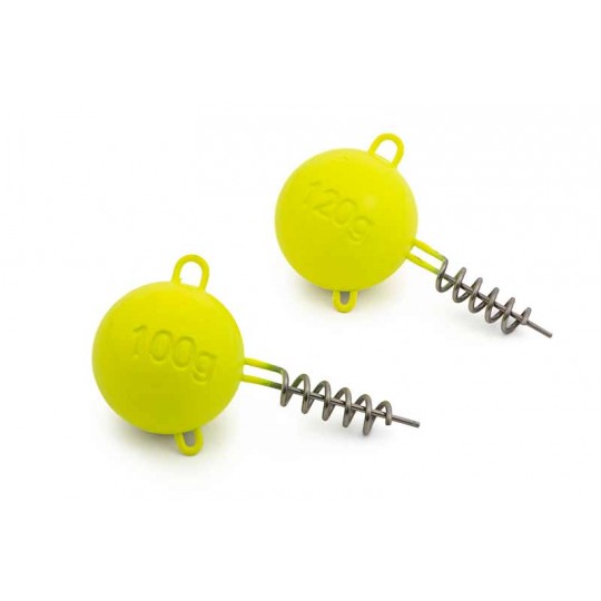 Tête Plombée Fox Rage Pelagic Screws UV Yellow