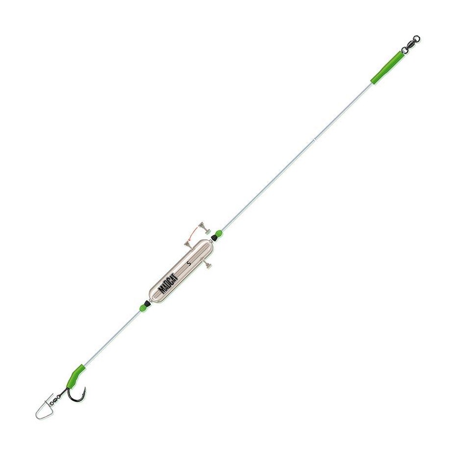 Montaje Madcat Profi River Rig Clip de Nariz Ajustable Simple