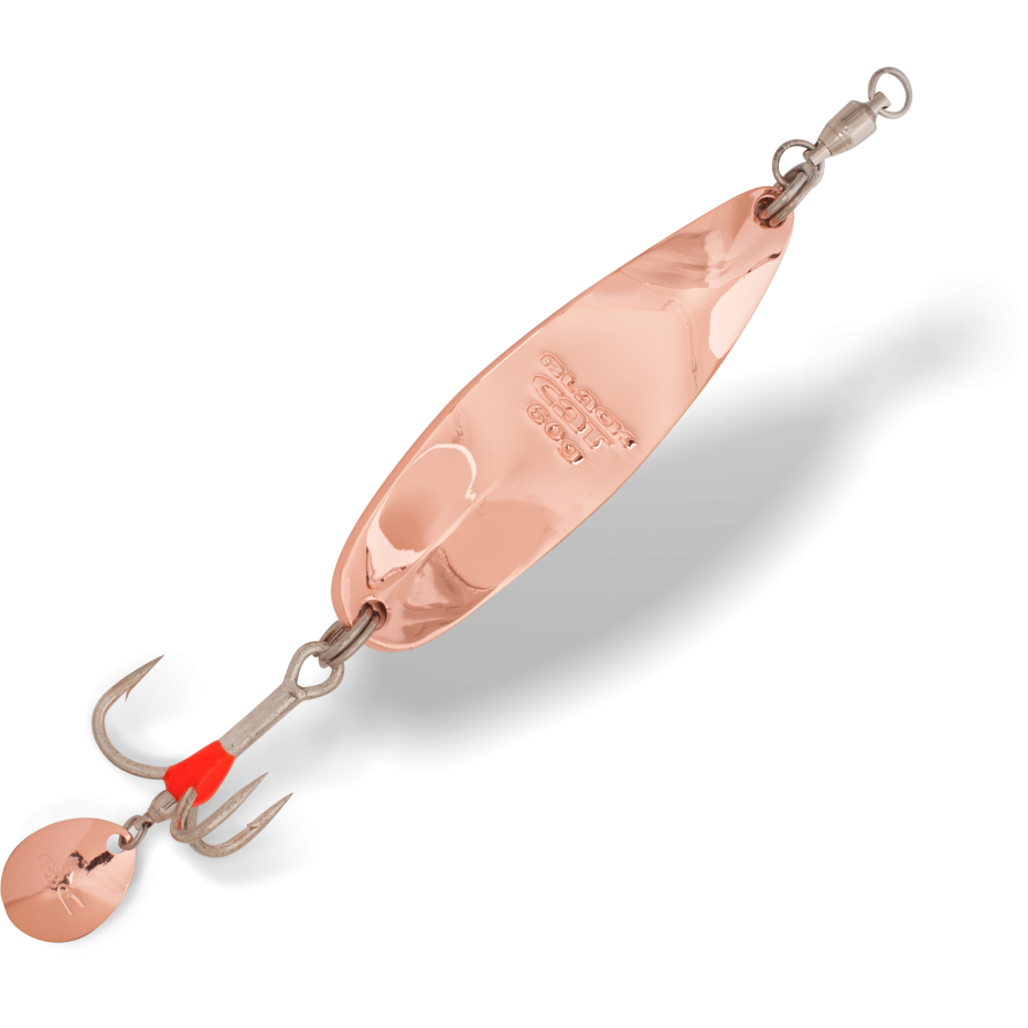 Wobbling spoon Black Cat Battle River Spoon