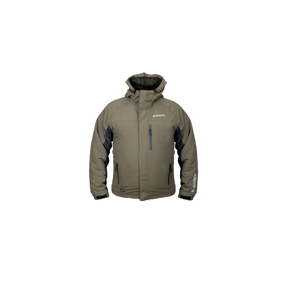 Chaqueta Shimano Rain Jacket Acolchada Verde