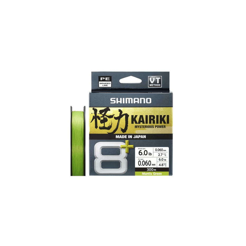 Braid Shimano Kairiki 8 Plus 300m Mantis Green