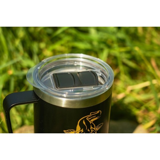 Mug Black Cat Stainless Steel Thermal Mug