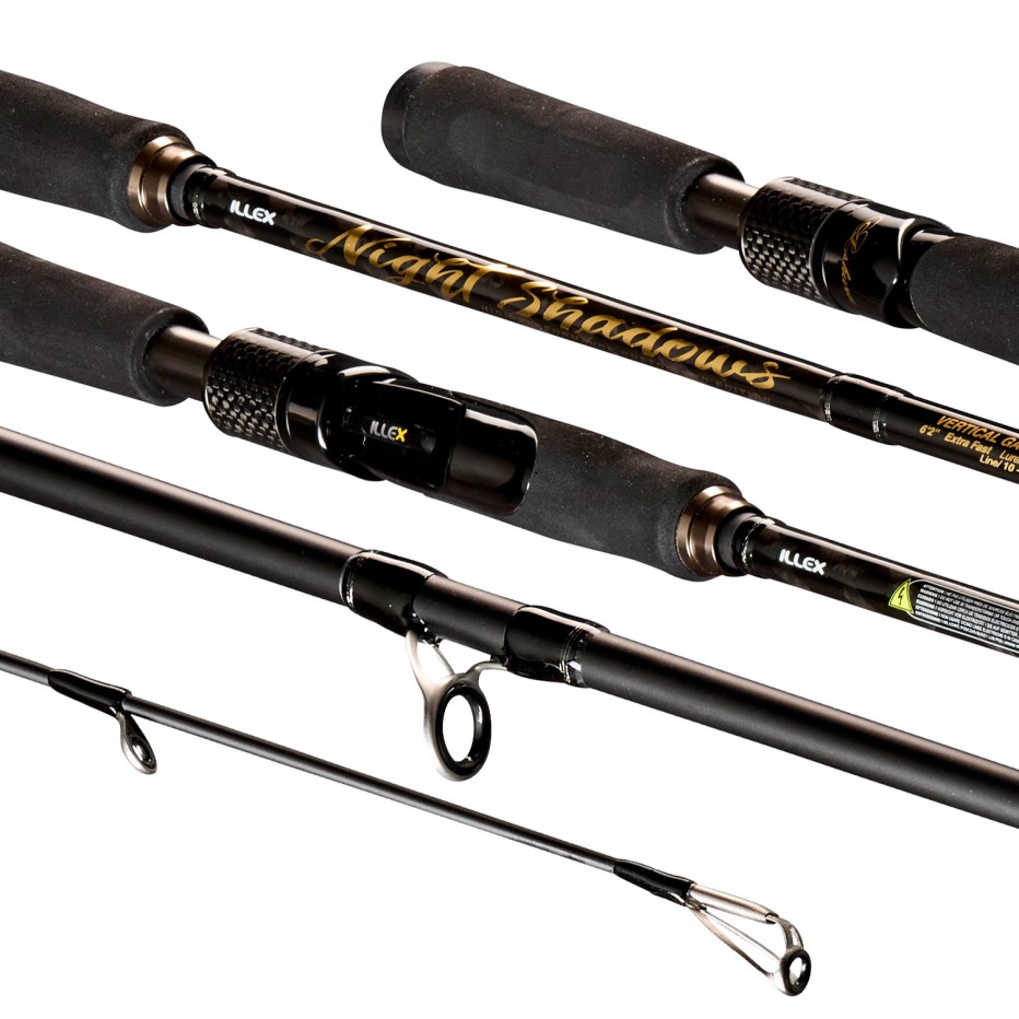 Spinning Rod Illex Night Shadow S 190 MH-H Vertical Game