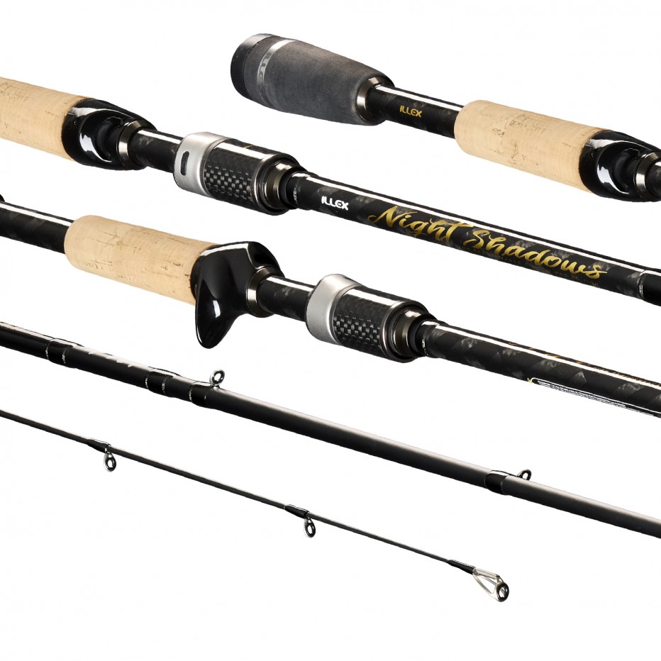 Casting Rod Illex Night Shadows B 190 M-MH Vertical Game