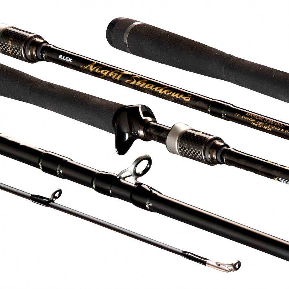 Casting Rod Illex Night Shadows B 200 MH-H Vertical Game