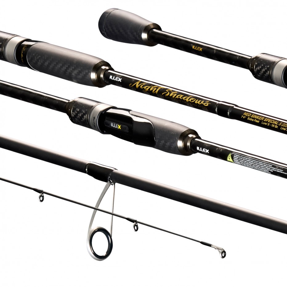 Spinning Rod Illex Night Shadows S 2252 ML Ned Sinker