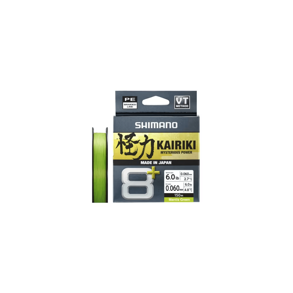 Braid Shimano Kairiki 8 Plus 150m Mantis Green