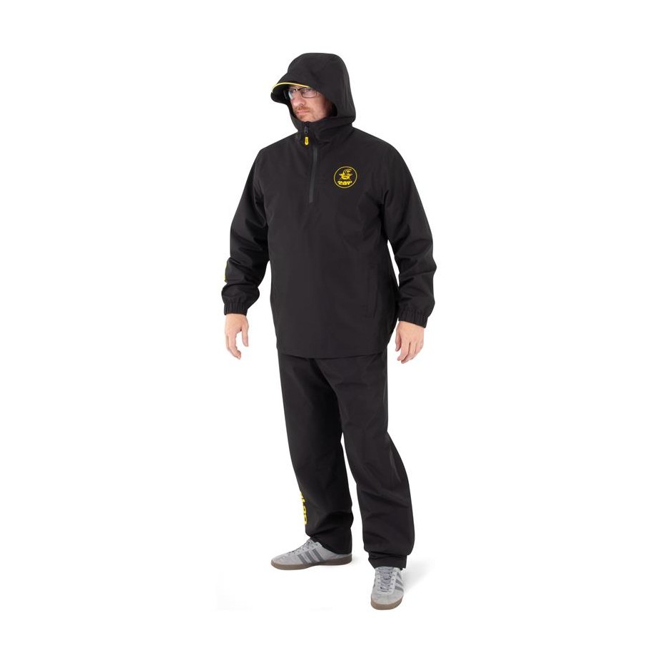 Black Cat Waterproof Smock Jacket Black