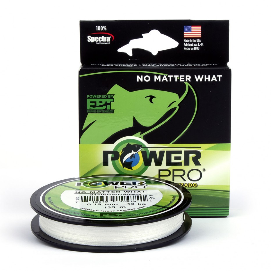 Braid Power Pro White - 135m coil