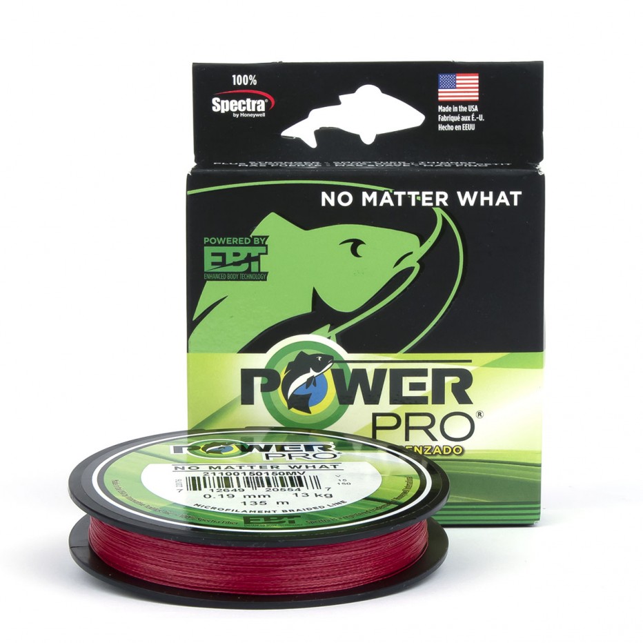 Braid Power Pro Red - 135m spool