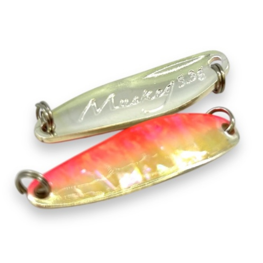 Northern Lights Muskeg Shell 5.3g Wavy Spoon