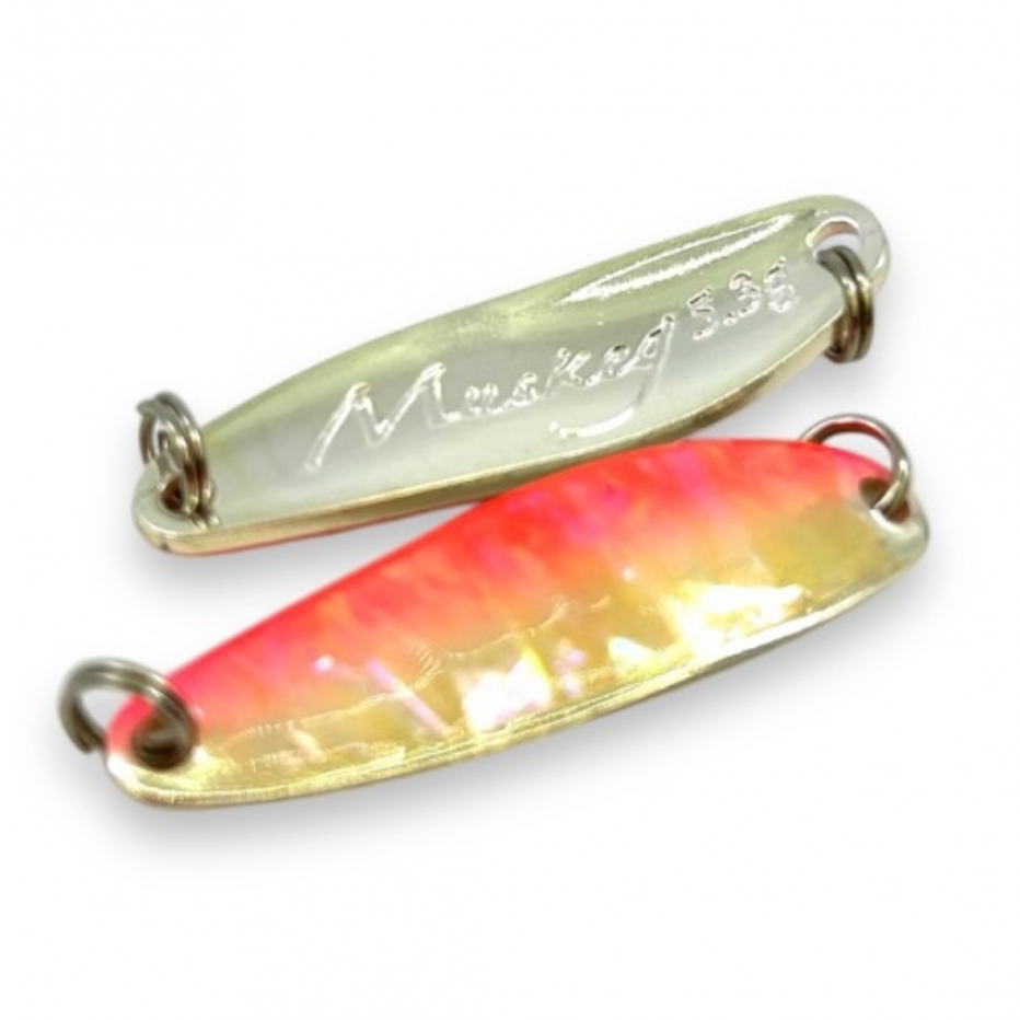 Northern Lights Muskeg Shell 5.3g Wavy Spoon