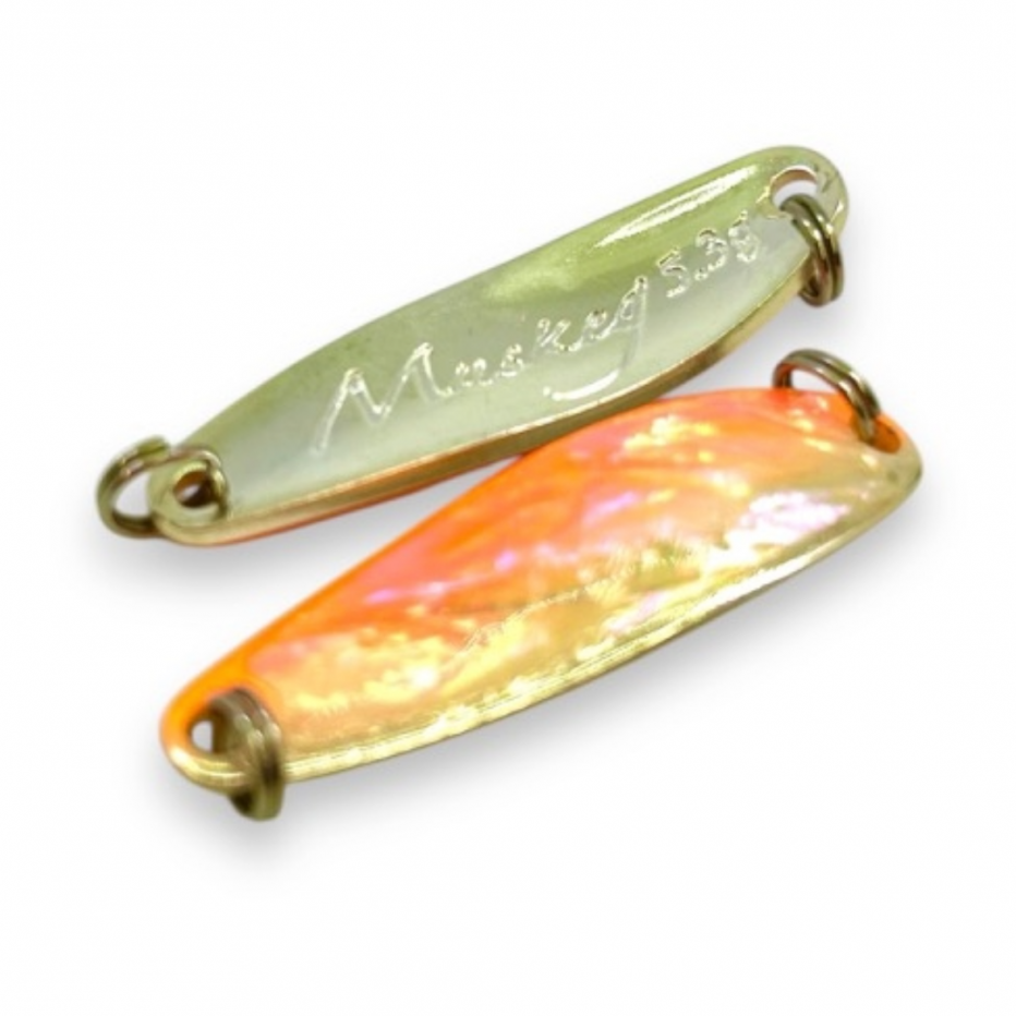 Northern Lights Muskeg Shell 5.3g Wavy Spoon