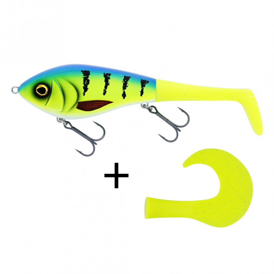 Kunstköder Hybrid Westin Swim Tail Hybrid Suspending 12cm