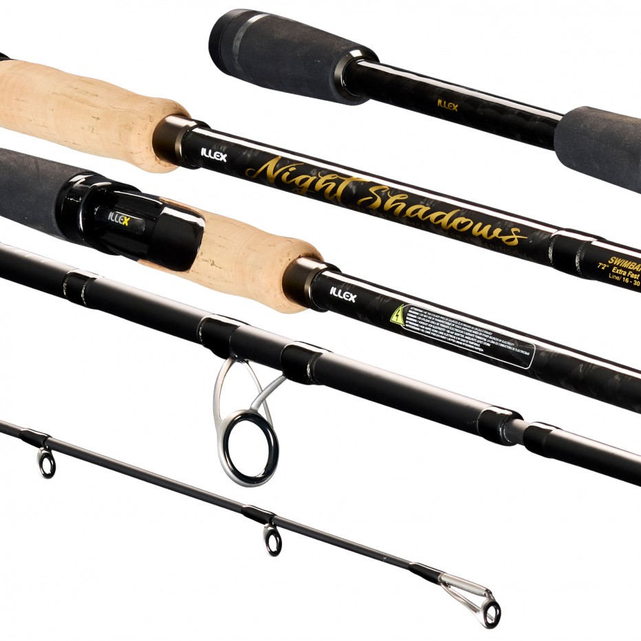 Spinning Rod Illex Night Shadows S 2202 XH Swimbait Special