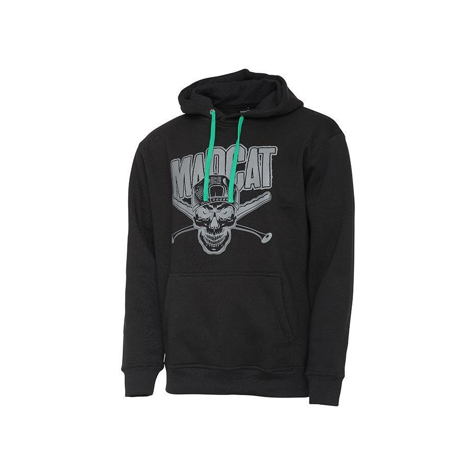 Sudadera Madcat con capucha de calavera