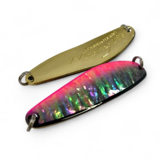 Northern Lights Muskeg Shell 7.6g Wavy Spoon