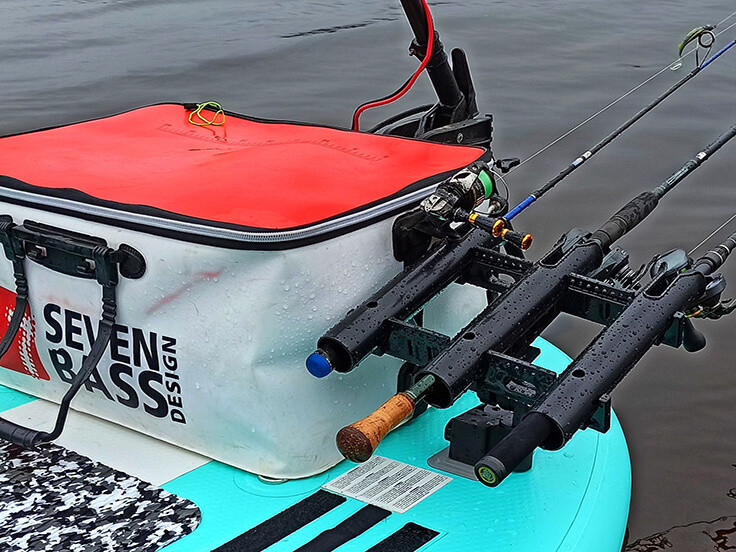 Rod holders for float tubes - Bass Fishing Forum 