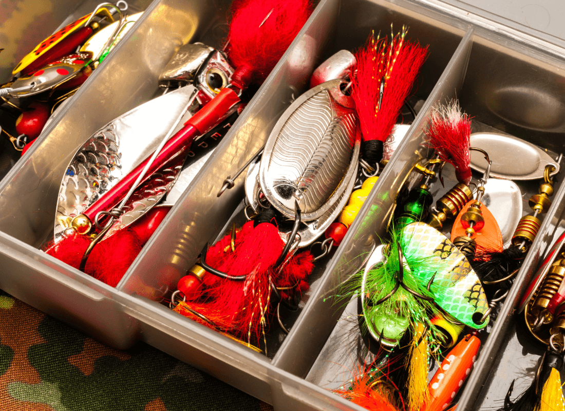 Les palettes d'un spinnerbait